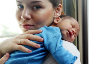 mother with her newborn baby